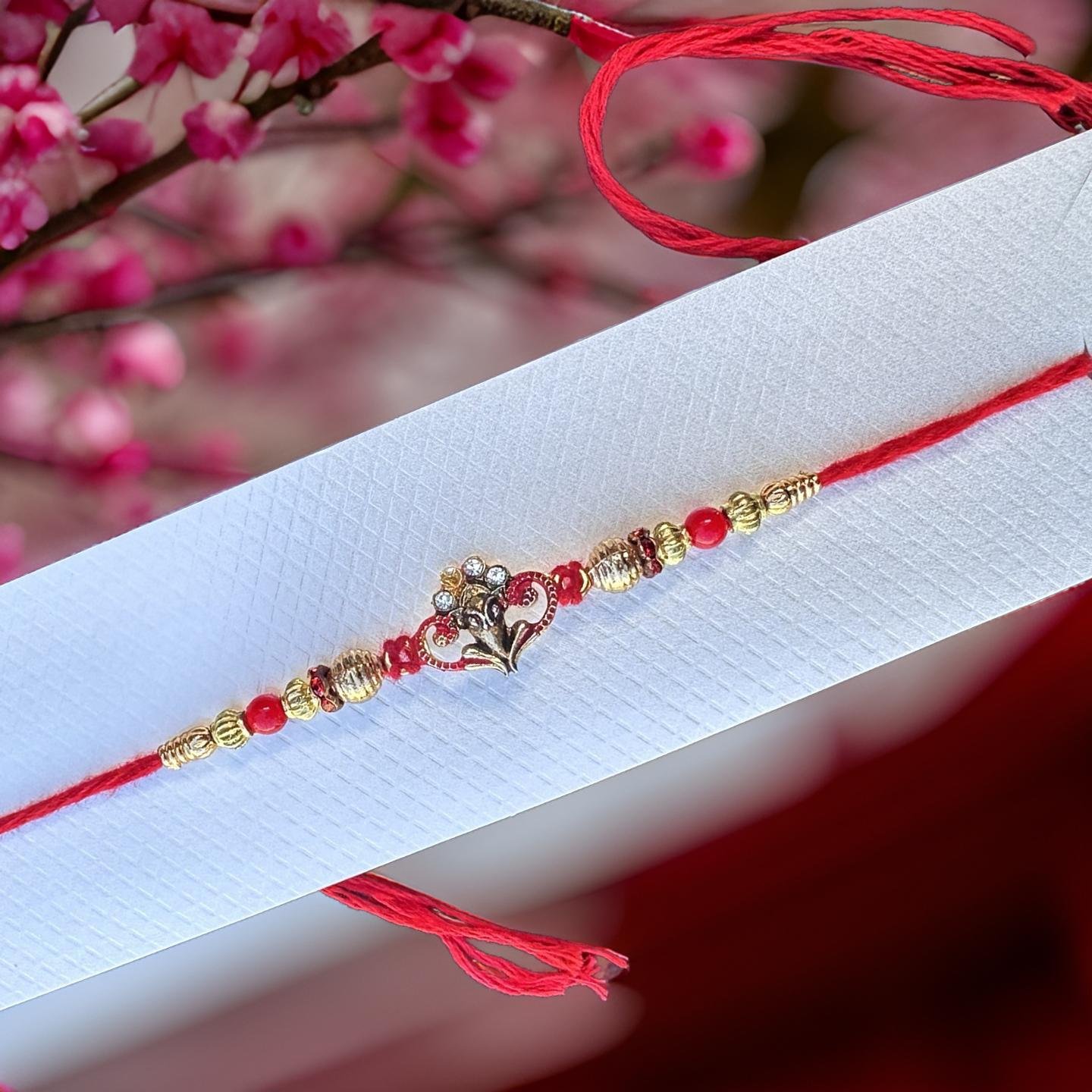 Rakhi - Heart Rakhdi for Brother Bhaiya shipped from Australia Canada USA UK - Image 3