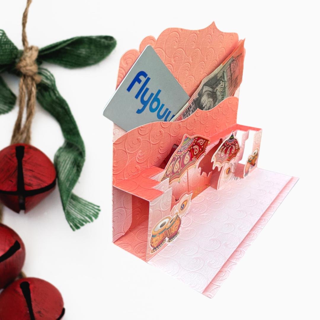 3D indian traditional small drum and umbrella Envelope - Image 2