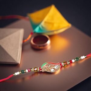 Rakhi - Minakari Rakhdi for Brother Bhaiya shipped from Australia Canada USA UK