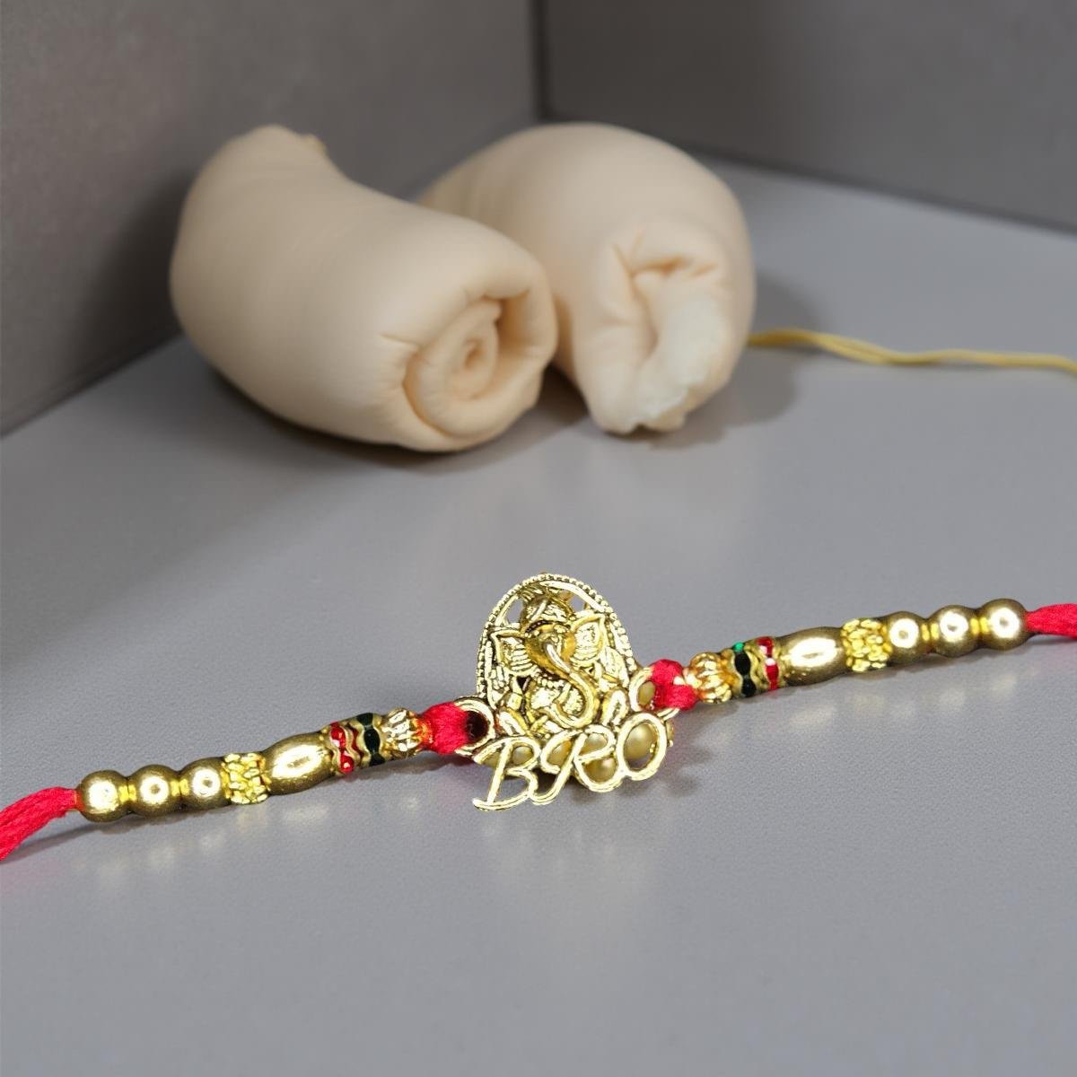 Rakhi - Ganesh Rakhdi for Brother Bhaiya shipped from Australia Canada USA UK