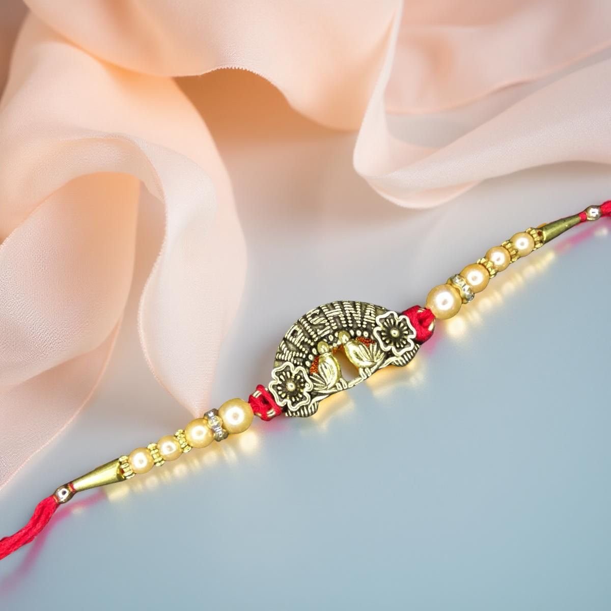 Rakhi - Krishna Rakhdi for Brother Bhaiya shipped from Australia Canada USA UK - Image 3