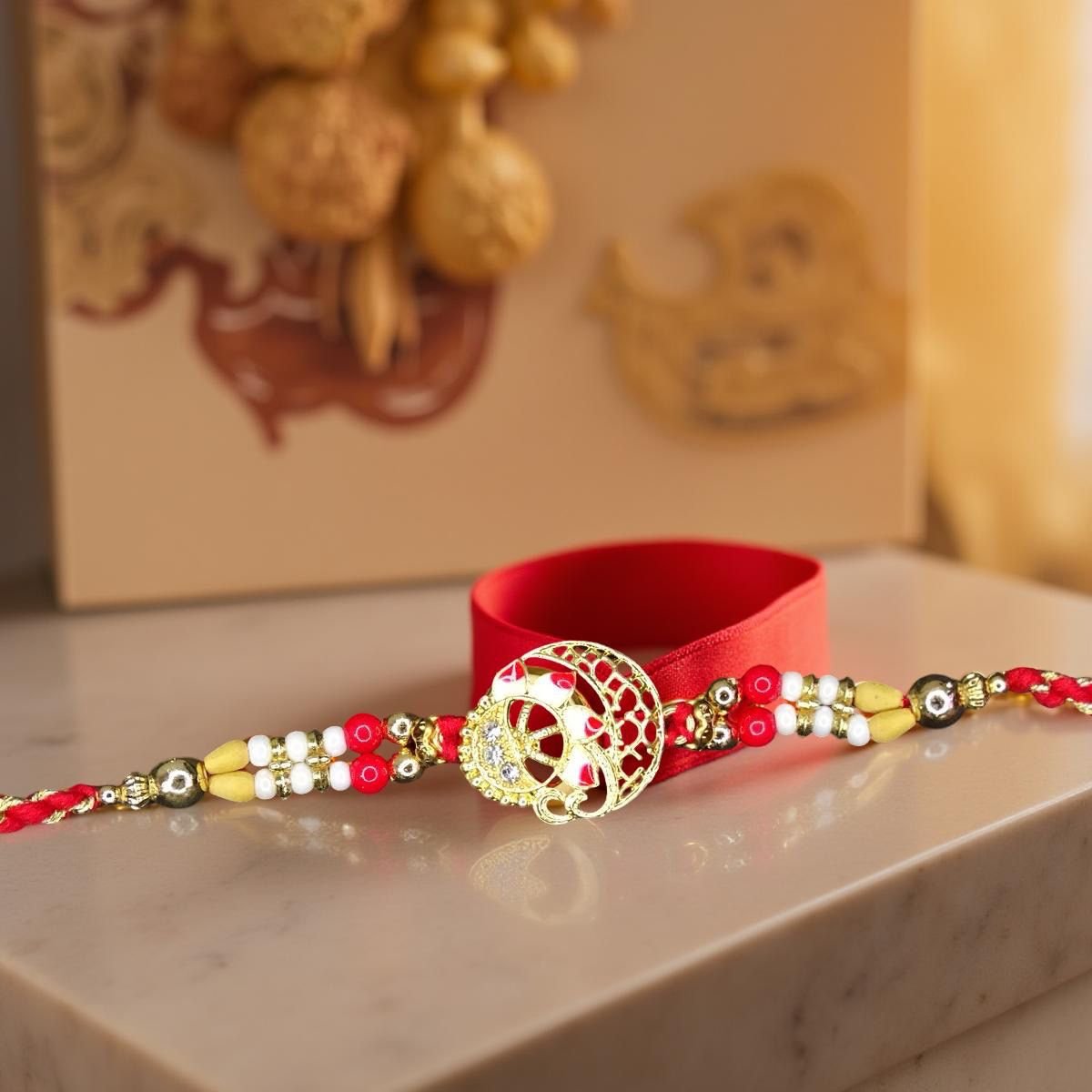 Rakhi - Designer Rakhdi for Brother Bhaiya shipped from Australia Canada USA UK - Image 3