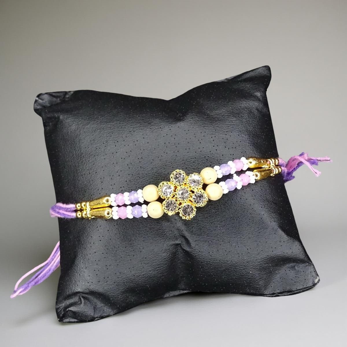 Rakhi - Diamond Rakhdi for Brother Bhaiya shipped from Australia Canada USA UK - Image 4