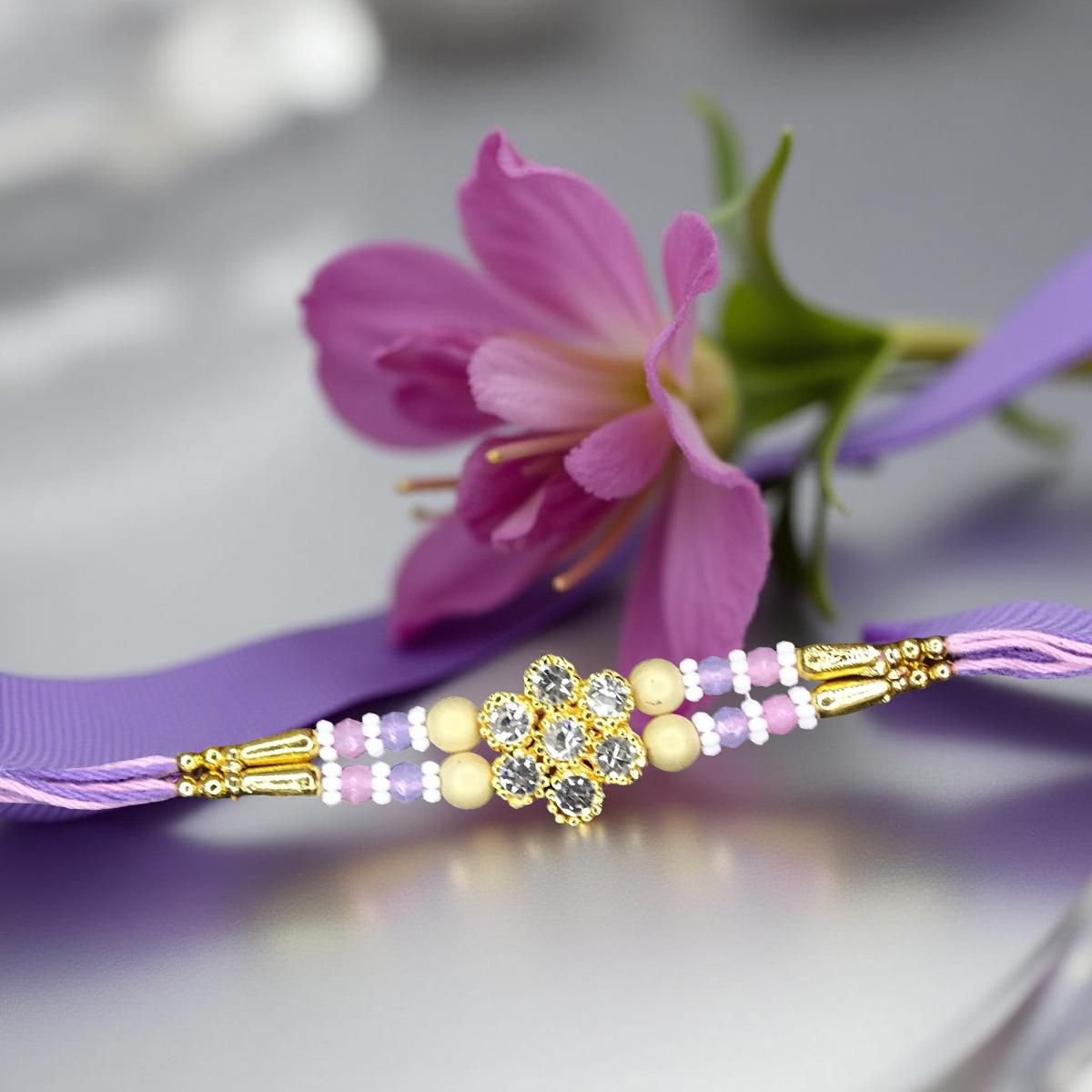 Rakhi - Diamond Rakhdi for Brother Bhaiya shipped from Australia Canada USA UK