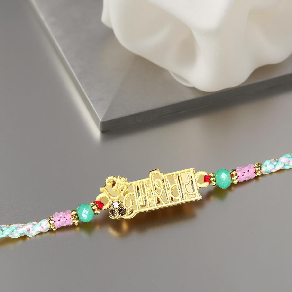 Rakhi - Om Rakhdi for Brother Bhaiya shipped from Australia Canada USA UK - Image 4