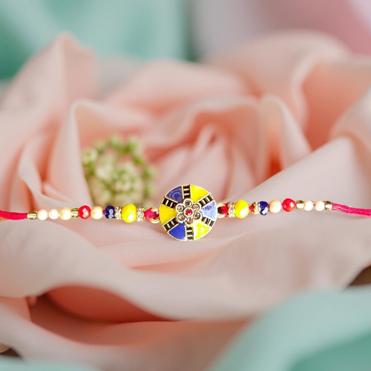 Rakhi - Round Rakhdi for Brother Bhaiya shipped from Australia Canada USA UK