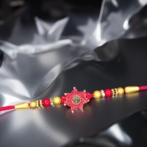 Rakhi - Orange Rakhdi for Brother Bhaiya shipped from Australia Canada USA UK