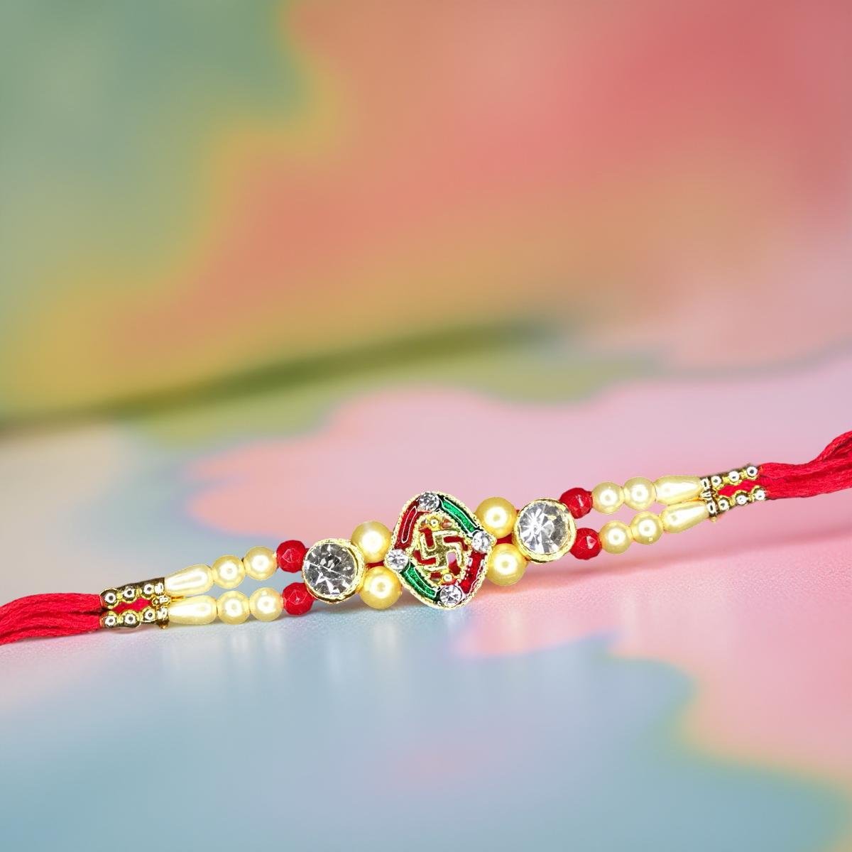 Rakhi - Designer Rakhdi for Brother Bhaiya shipped from Australia Canada USA UK - Image 4