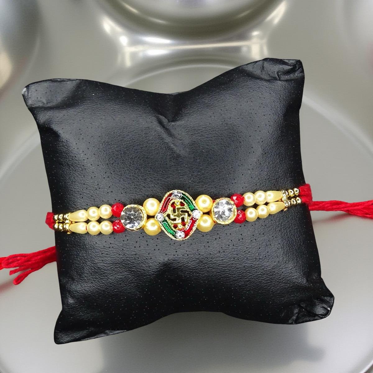 Rakhi - Designer Rakhdi for Brother Bhaiya shipped from Australia Canada USA UK - Image 2