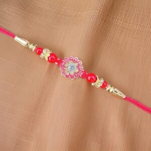Rakhi - Orange Rakhdi for Brother Bhaiya shipped from Australia Canada USA UK