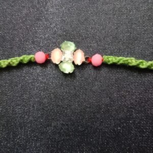 Rakhi - Multi-Stone Rakhdi for Brother Bhaiya shipped from Australia Canada USA UK