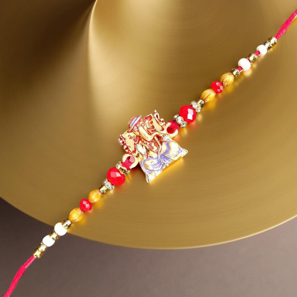 Rakhi - Ganesha Rakhdi for Brother Bhaiya shipped from Australia Canada USA UK