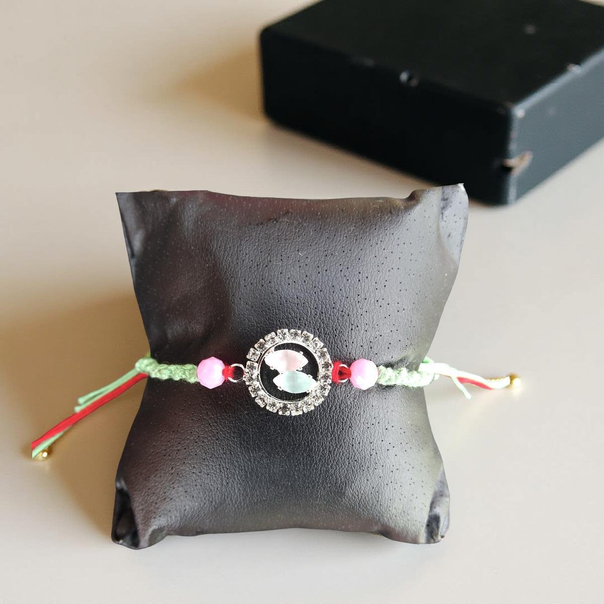 Rakhi - Round Rakhdi for Brother Bhaiya shipped from Australia Canada USA UK - Image 3