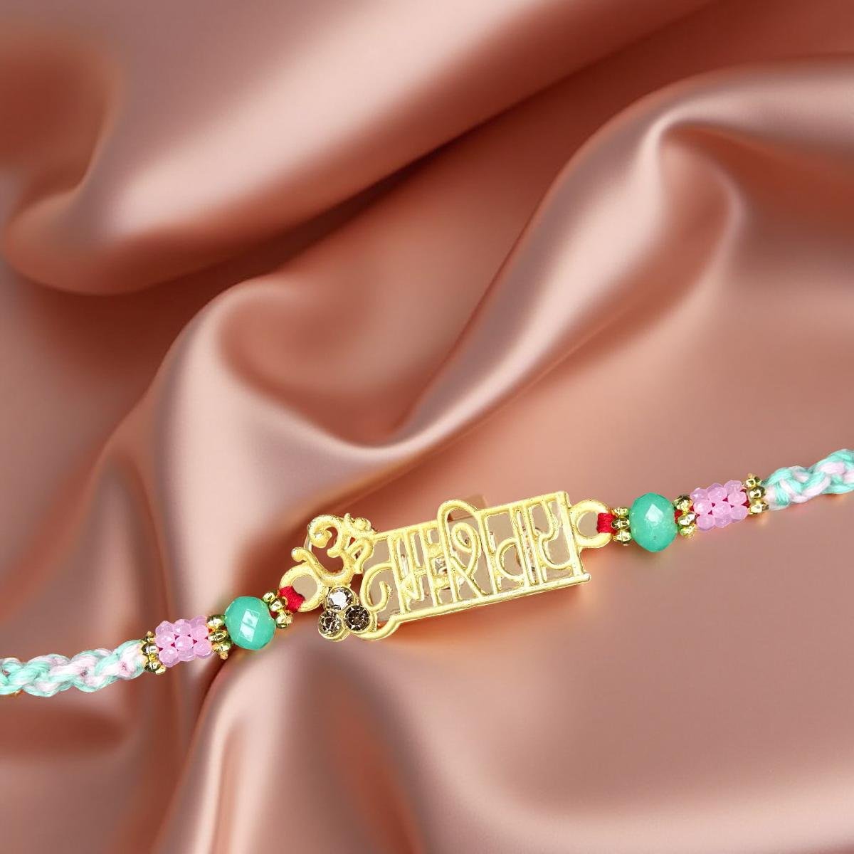 Rakhi - Om Rakhdi for Brother Bhaiya shipped from Australia Canada USA UK