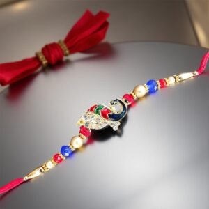 Rakhi - Morpankh Rakhdi for Brother Bhaiya shipped from Australia Canada USA UK